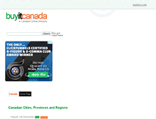 Tablet Screenshot of buyitcanada.com